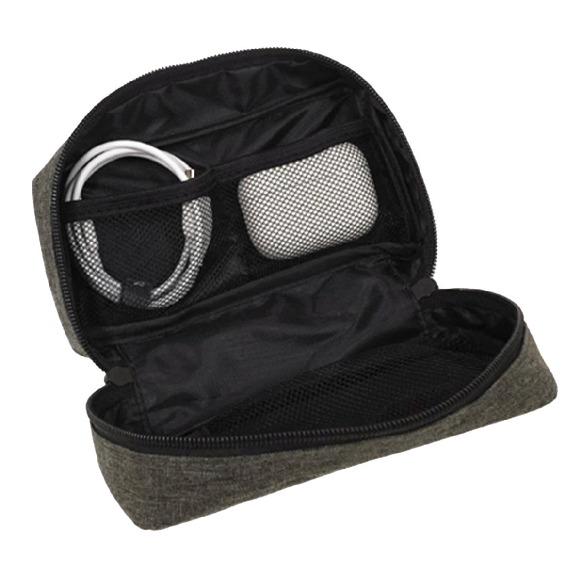 ガジェットポーチ 横長 ブラック 366653