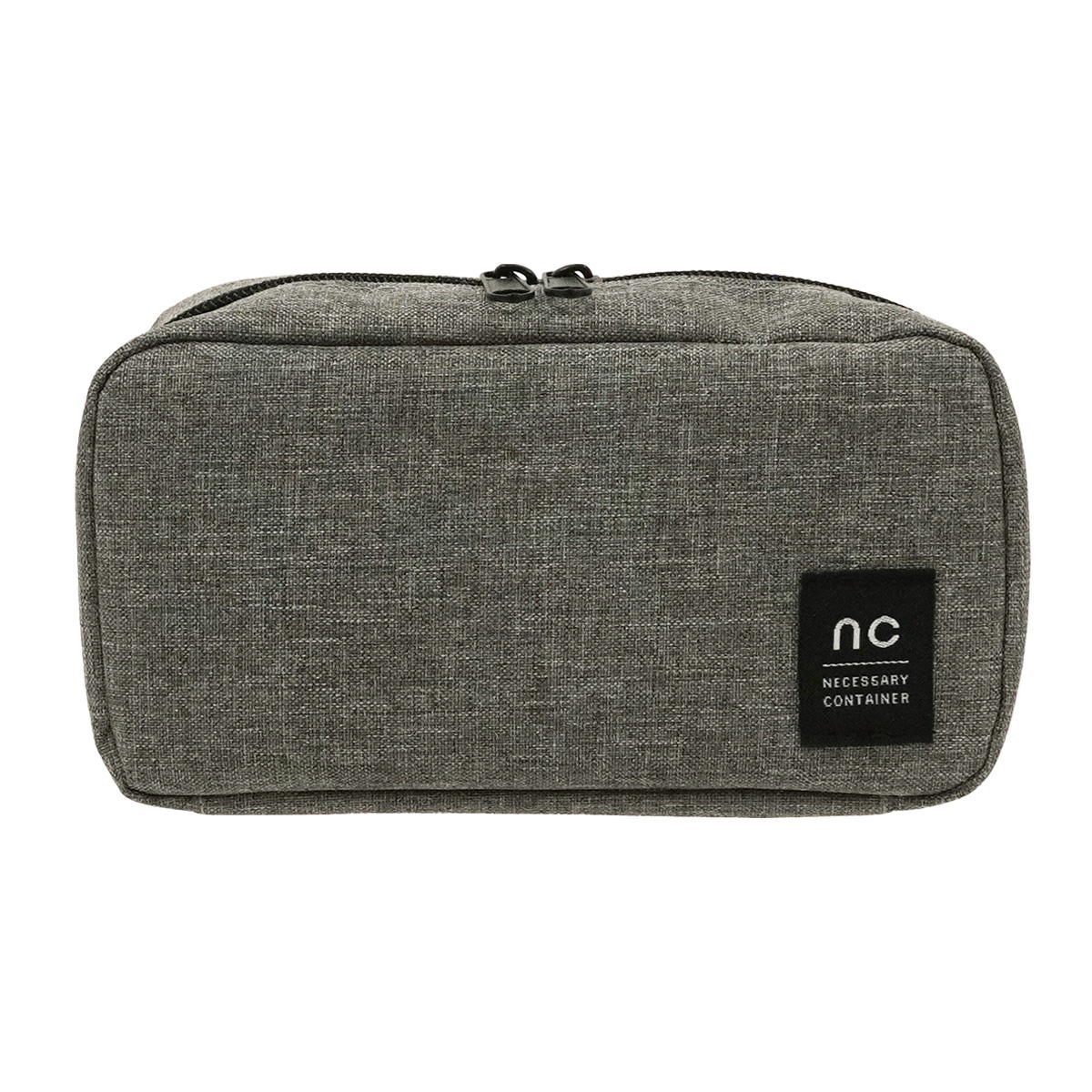 ガジェットポーチ 横長 グレー 366654