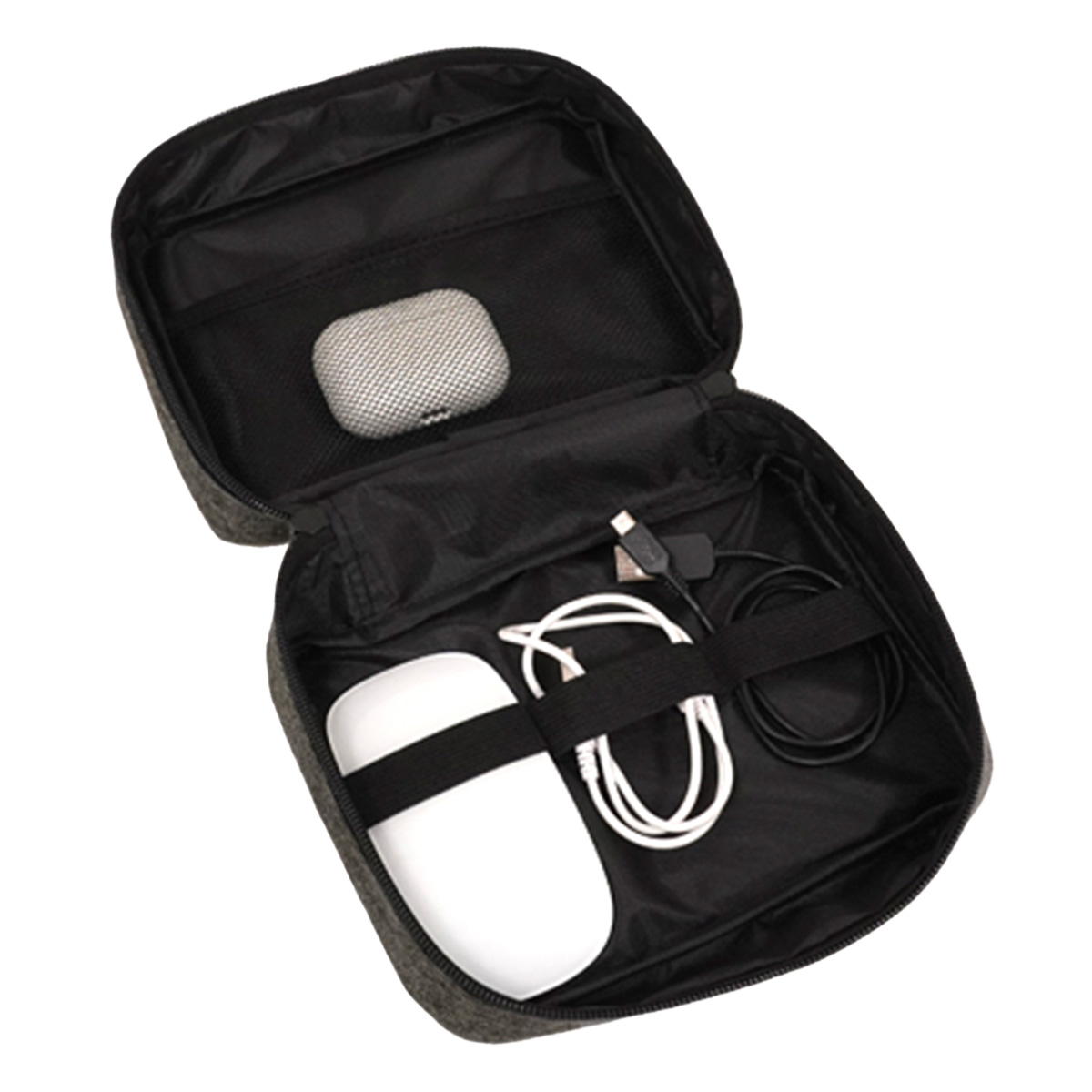 ガジェットポーチ スクエア ブラック 366655