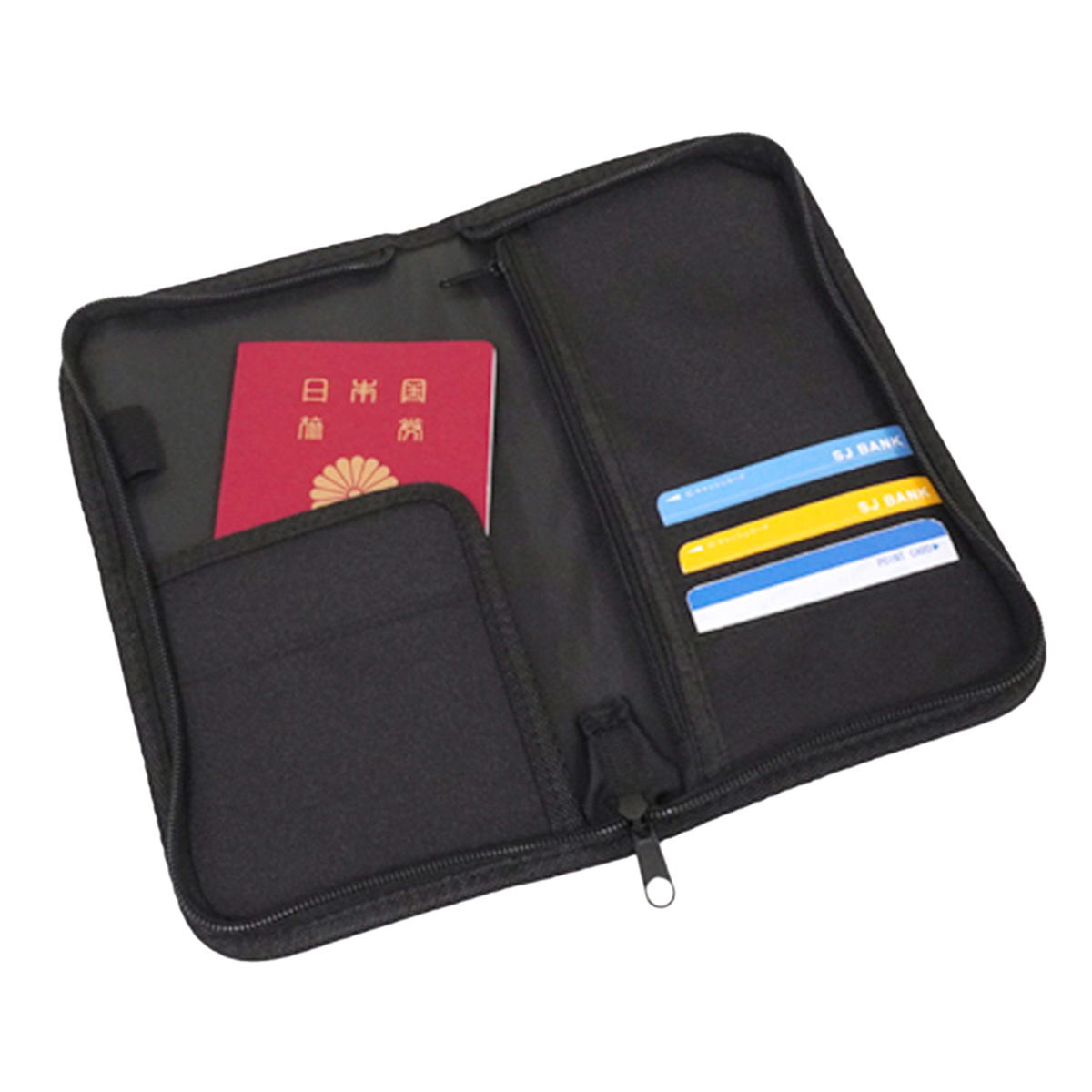 パスポートケース ブラック 366661