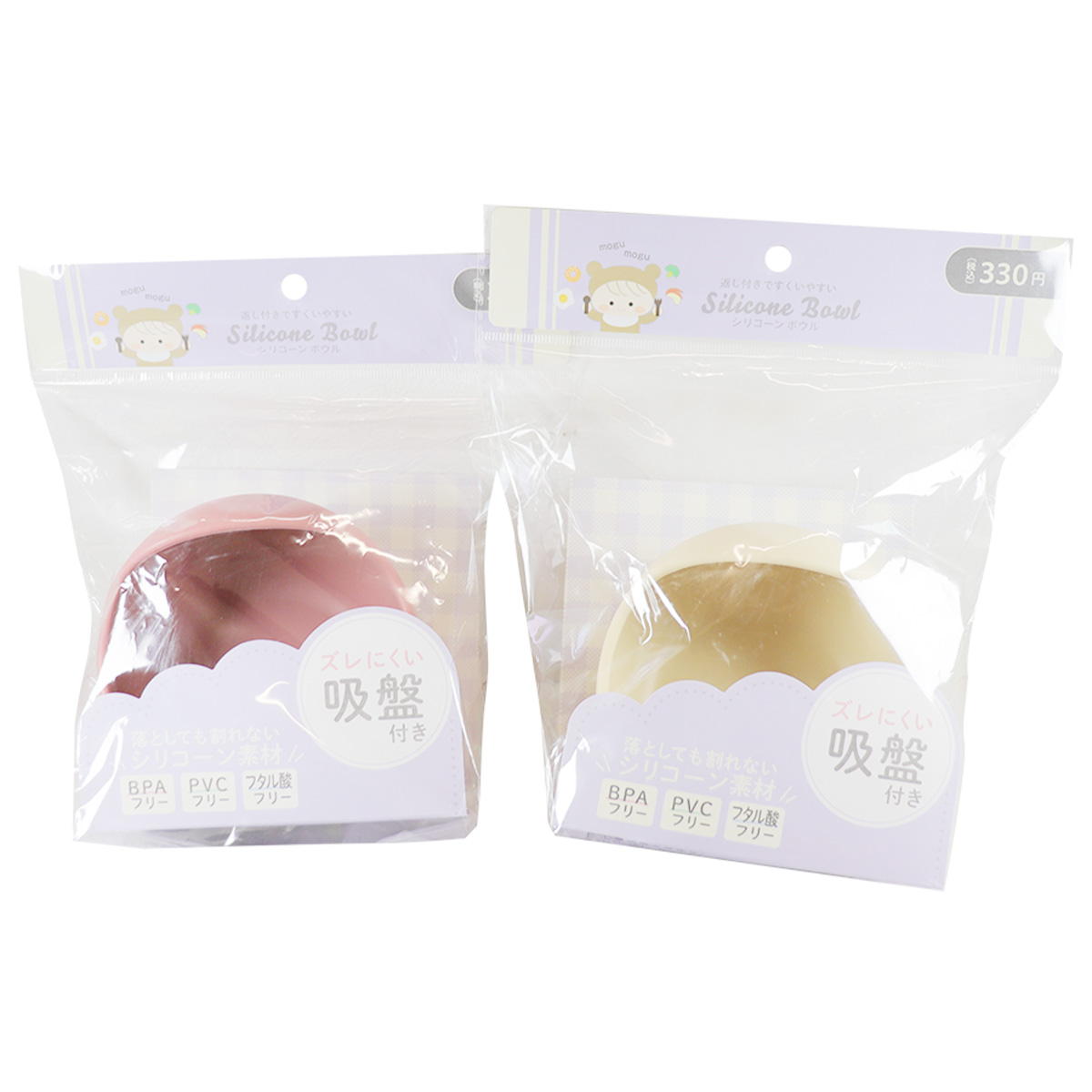 吸盤&返し付きシリコーンボウル 366712