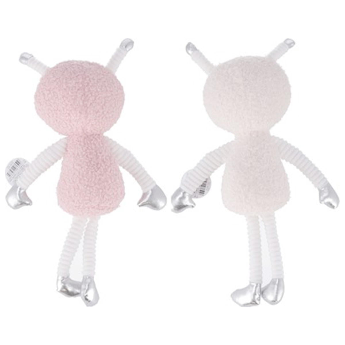 【OUTLET】ぬいぐるみ 宇宙人 ホワイト×ピンク 366804