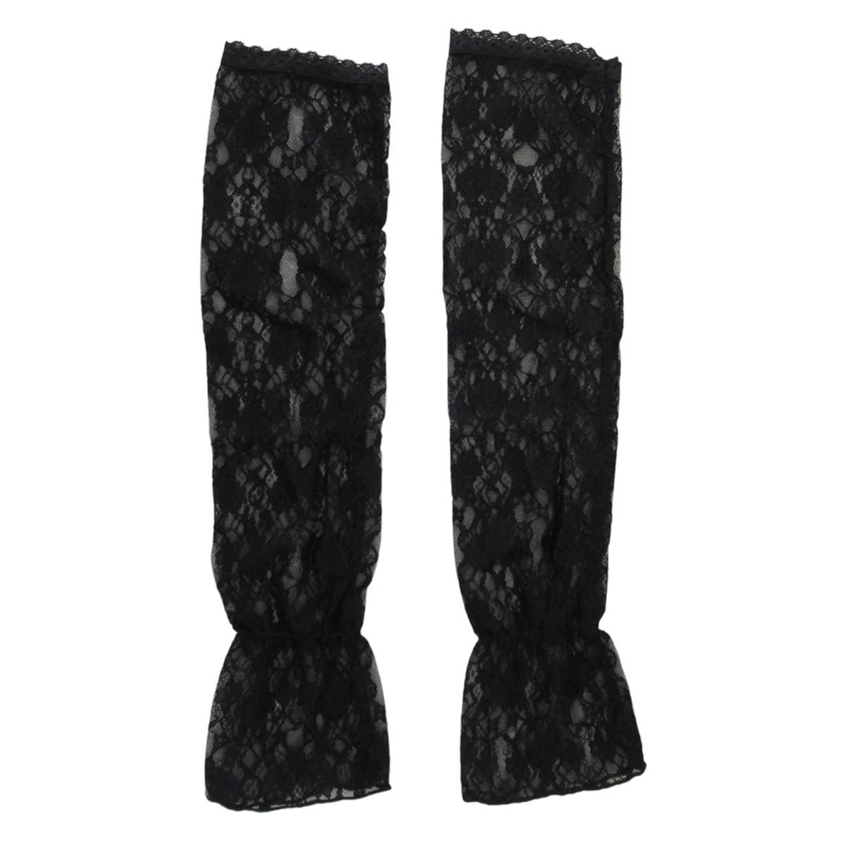 【在庫限り】レースアームカバー ブラック 約45cm 366875