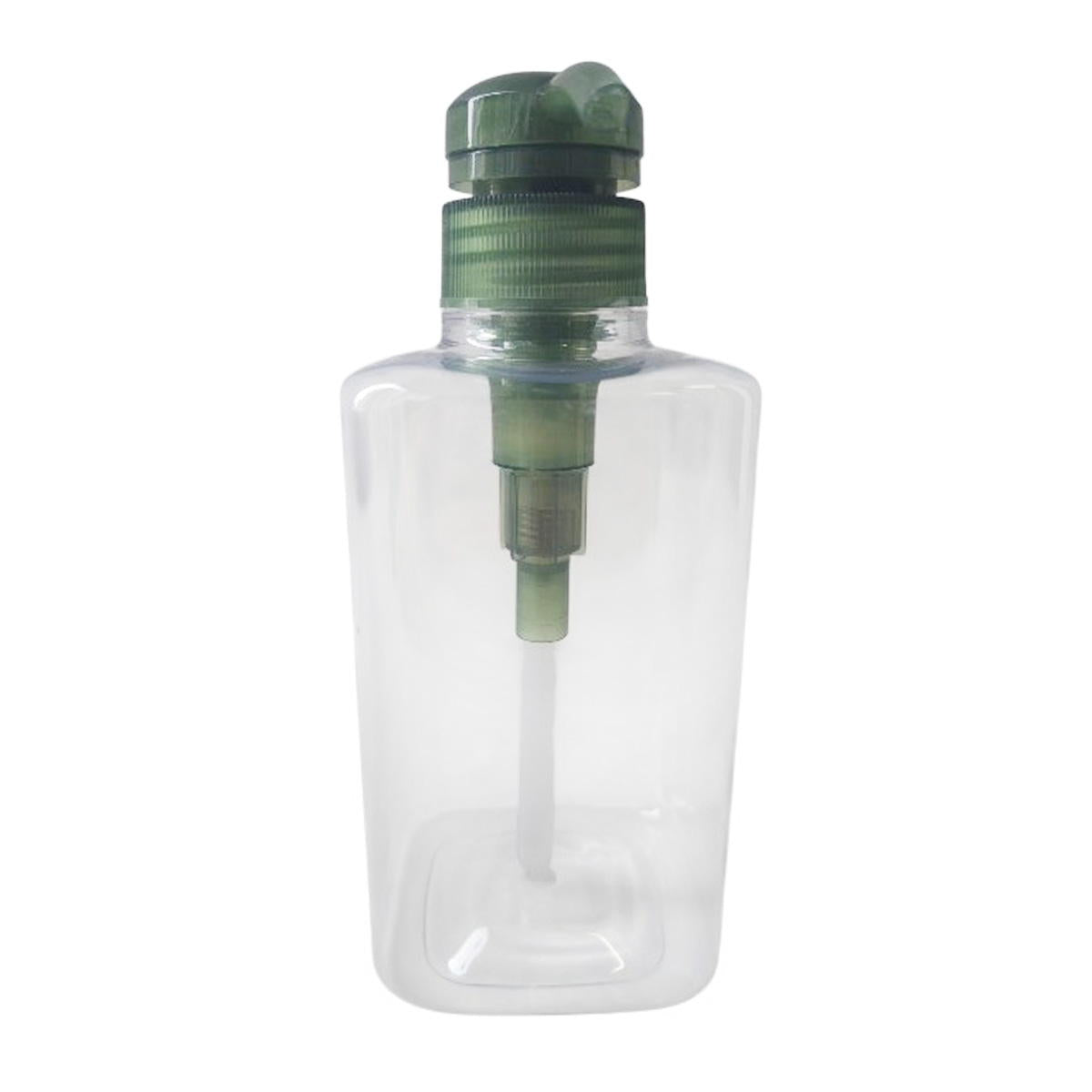 1dp ポンプボトル 400ml 角 グリーン 366890