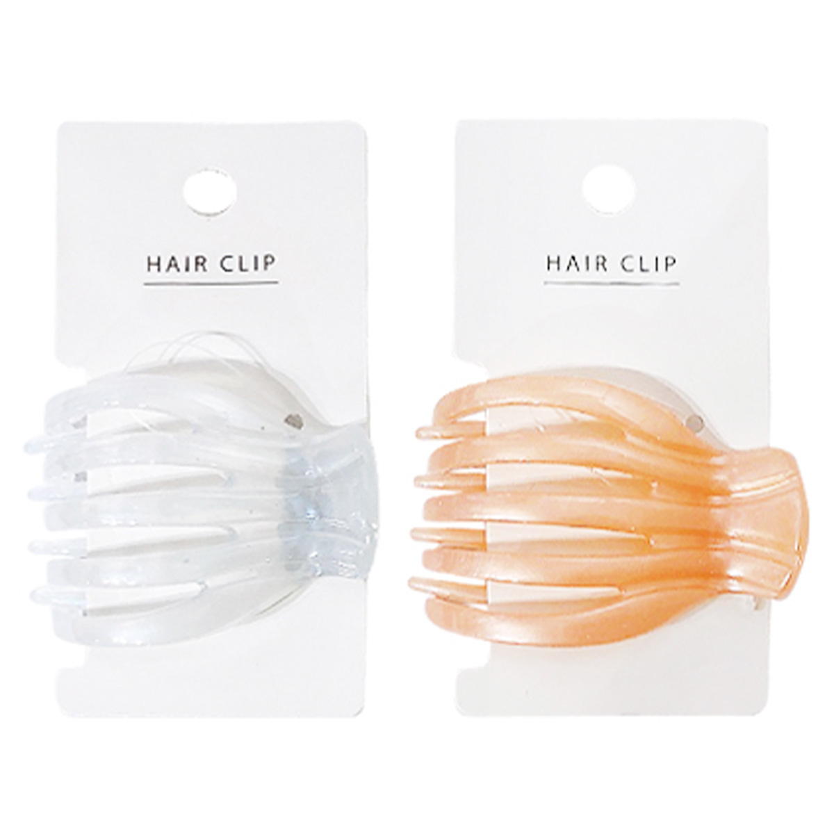 ヘアアクセサリー マーブルシンプルサイドクリップ 367196