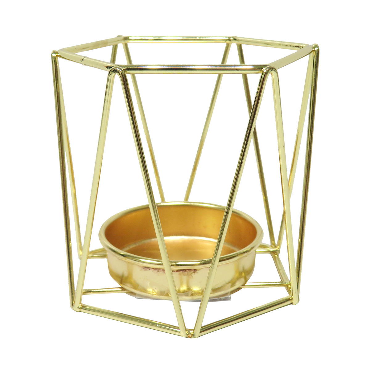 キャンドルホルダー ジオメトリック ゴールド 367305