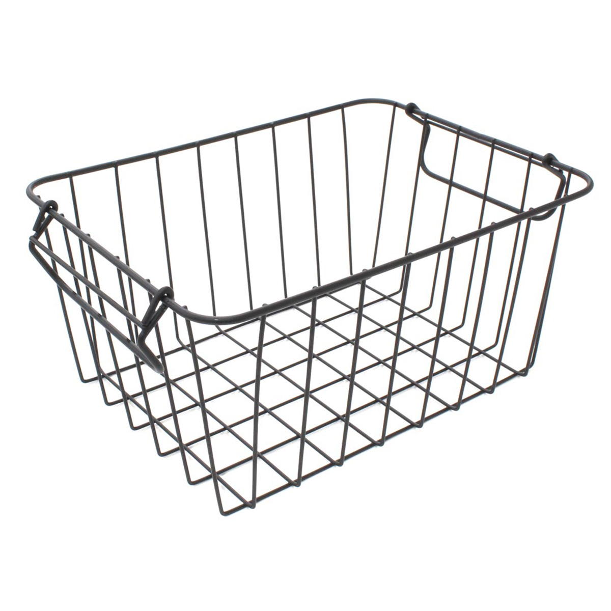 スタッキングワイヤーバスケット小 ブラック 367338