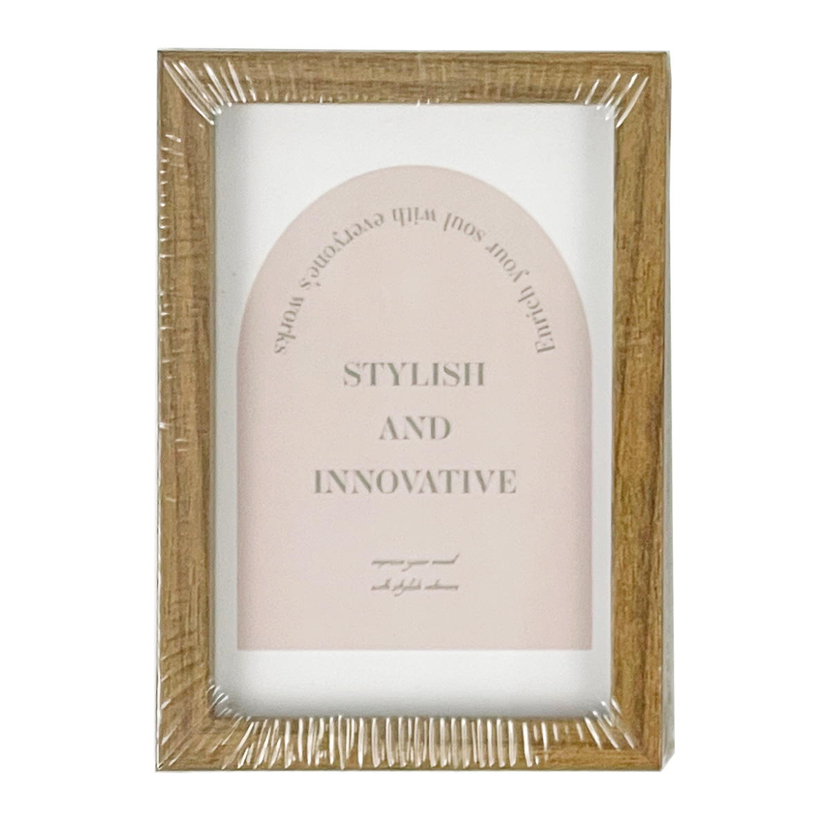 マグネット付きミニフォトフレーム 木目 367392