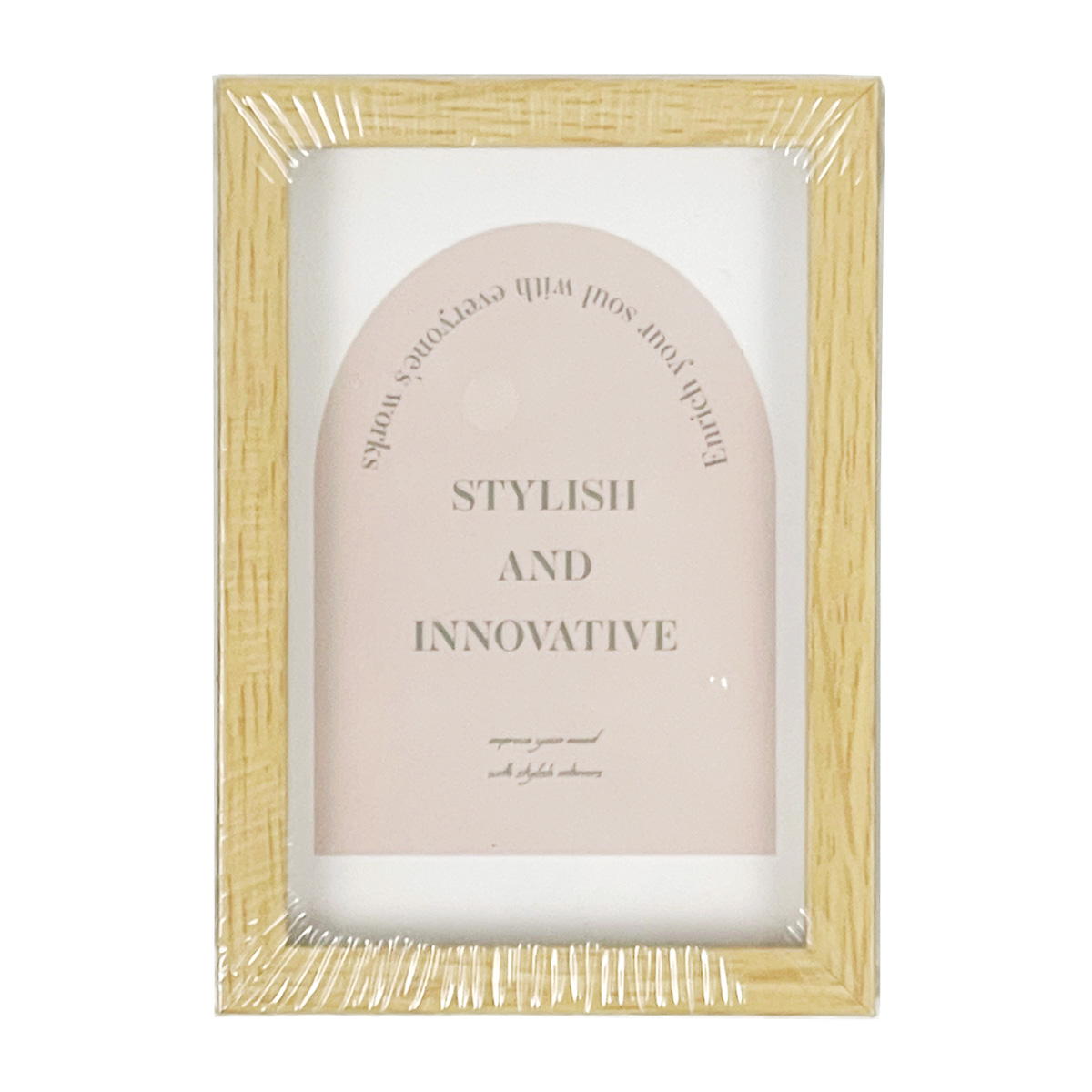 マグネット付きミニフォトフレーム 木目 367392