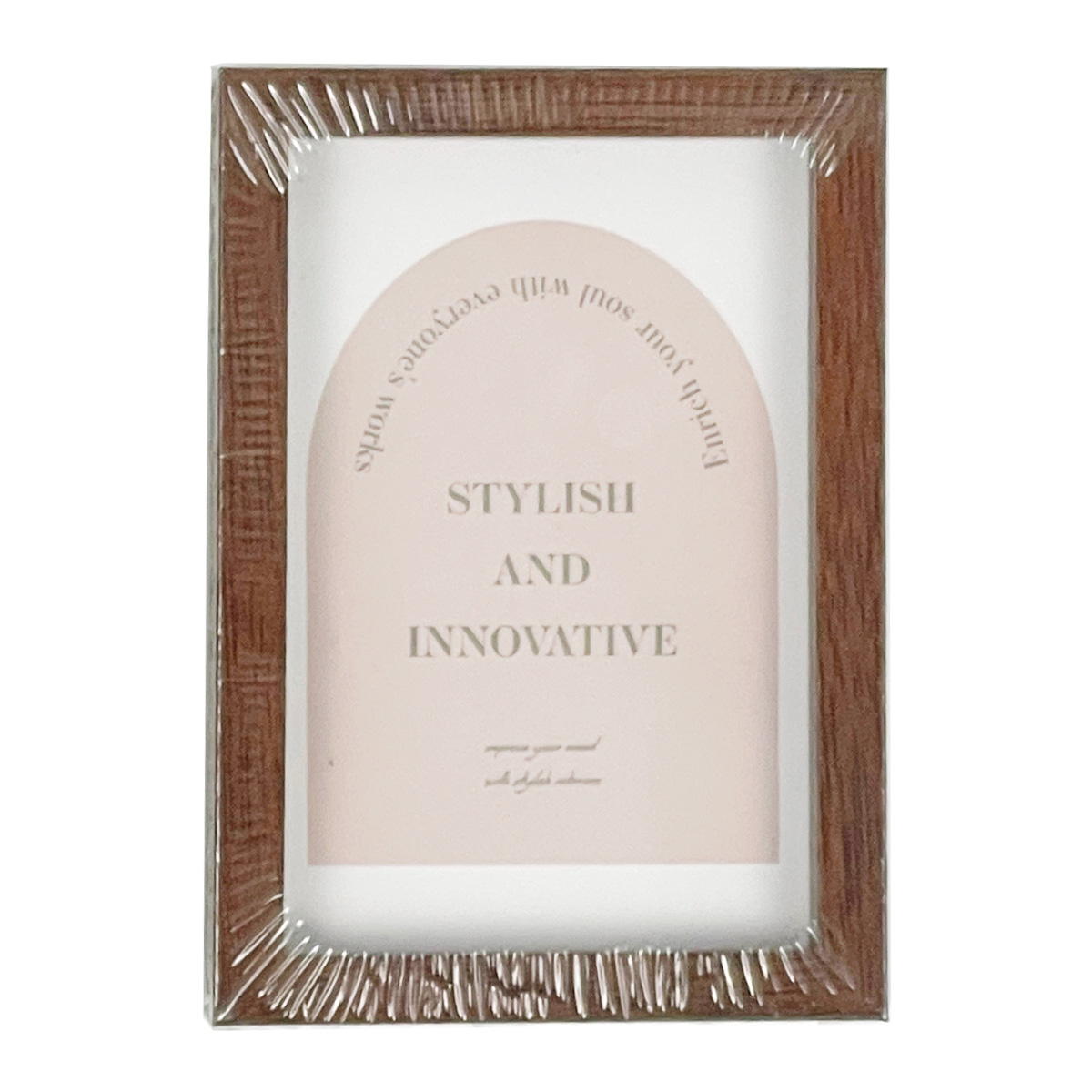 マグネット付きミニフォトフレーム 木目 367392