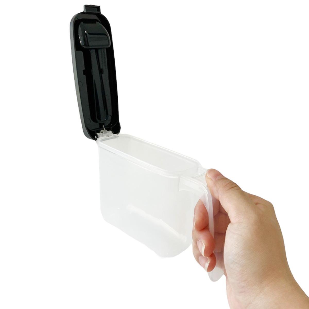 ムダゼロ調味料ケース 280ml 黒 367399