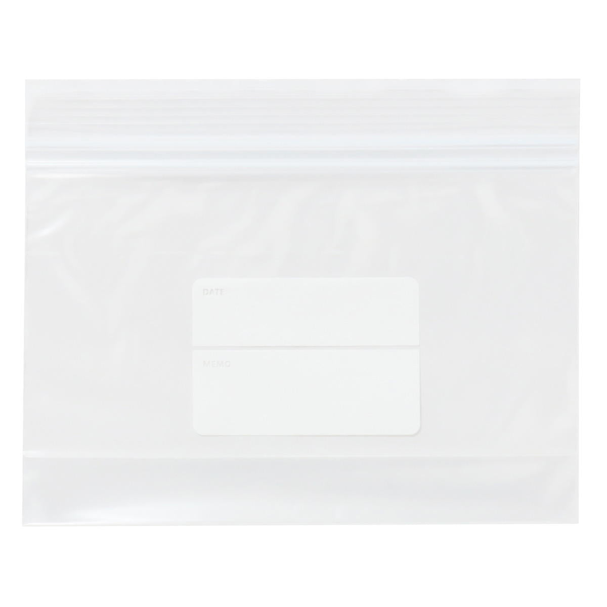 ダブルジッパーフリーザーバッグ マチ付き S 15枚 367451