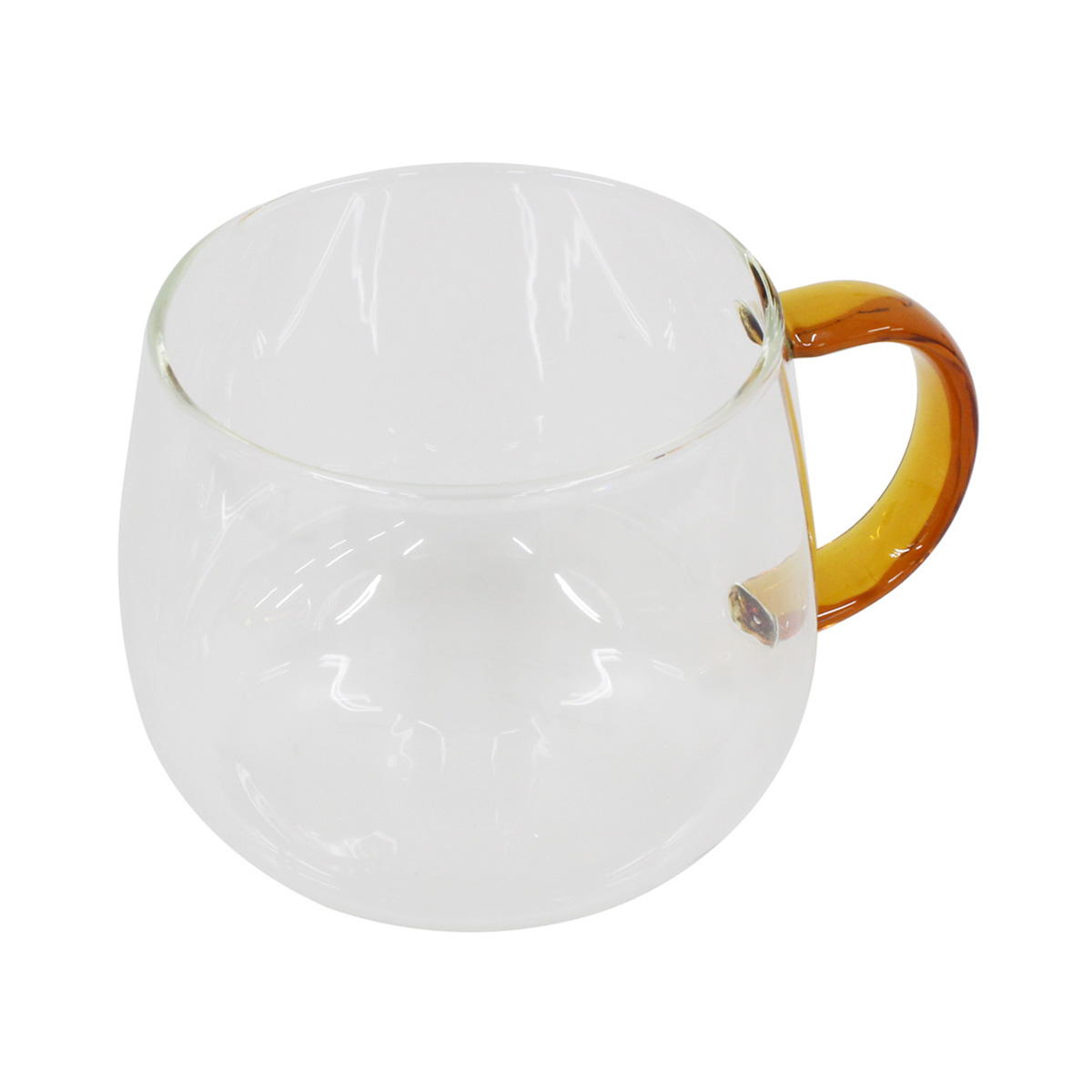 耐熱ガラスマグ 350mL ブラウン 367494