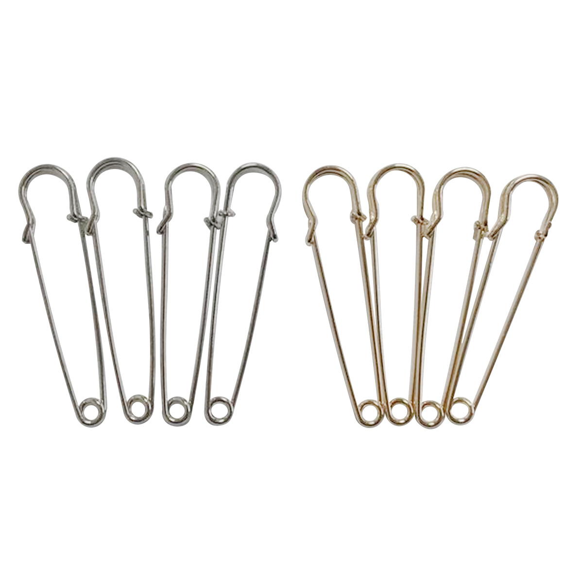 アクセサリーパーツ 金具 シェリ ブローチピン(シルバー・ゴールド) 367591