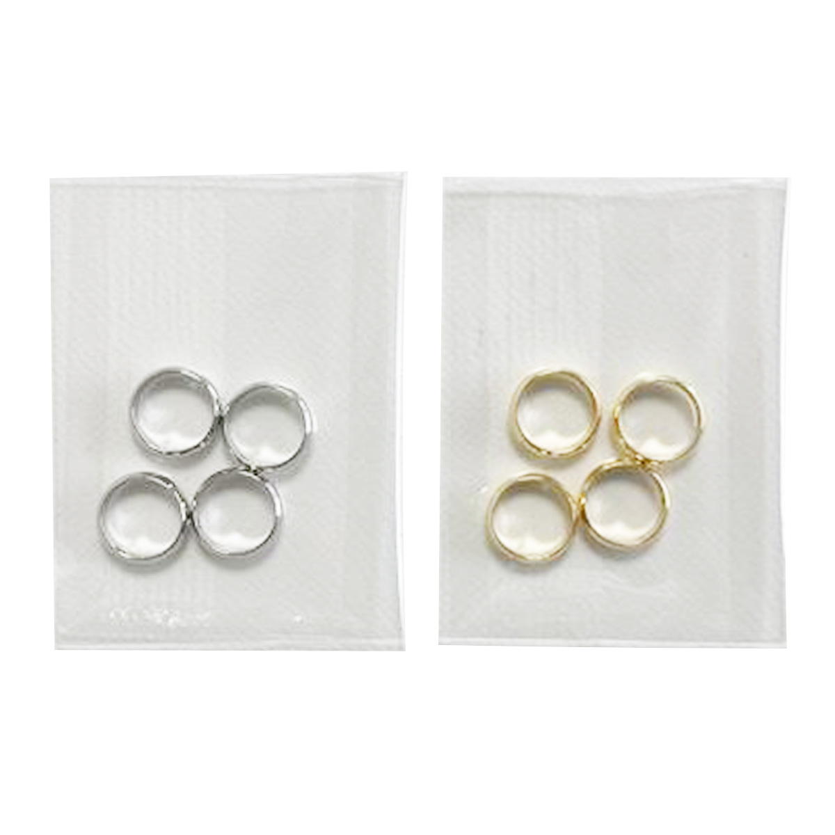 アクセサリーパーツ 金具 シェリ ビーズフレームリング 10mm(シルバー・ゴールド) 367598