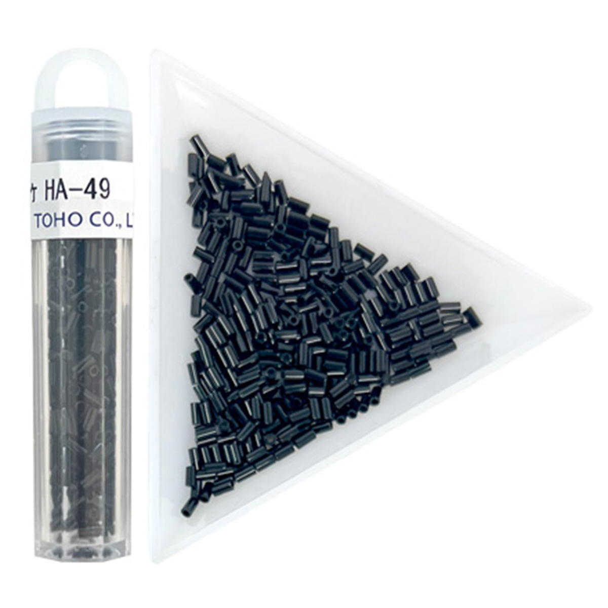 ビーズ クラフトビーズ HA-49タケ ブラック 3mm 367645