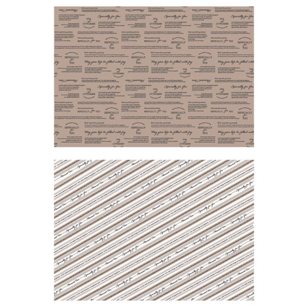 包装紙 2枚 ニュートラル・スタイル 367684