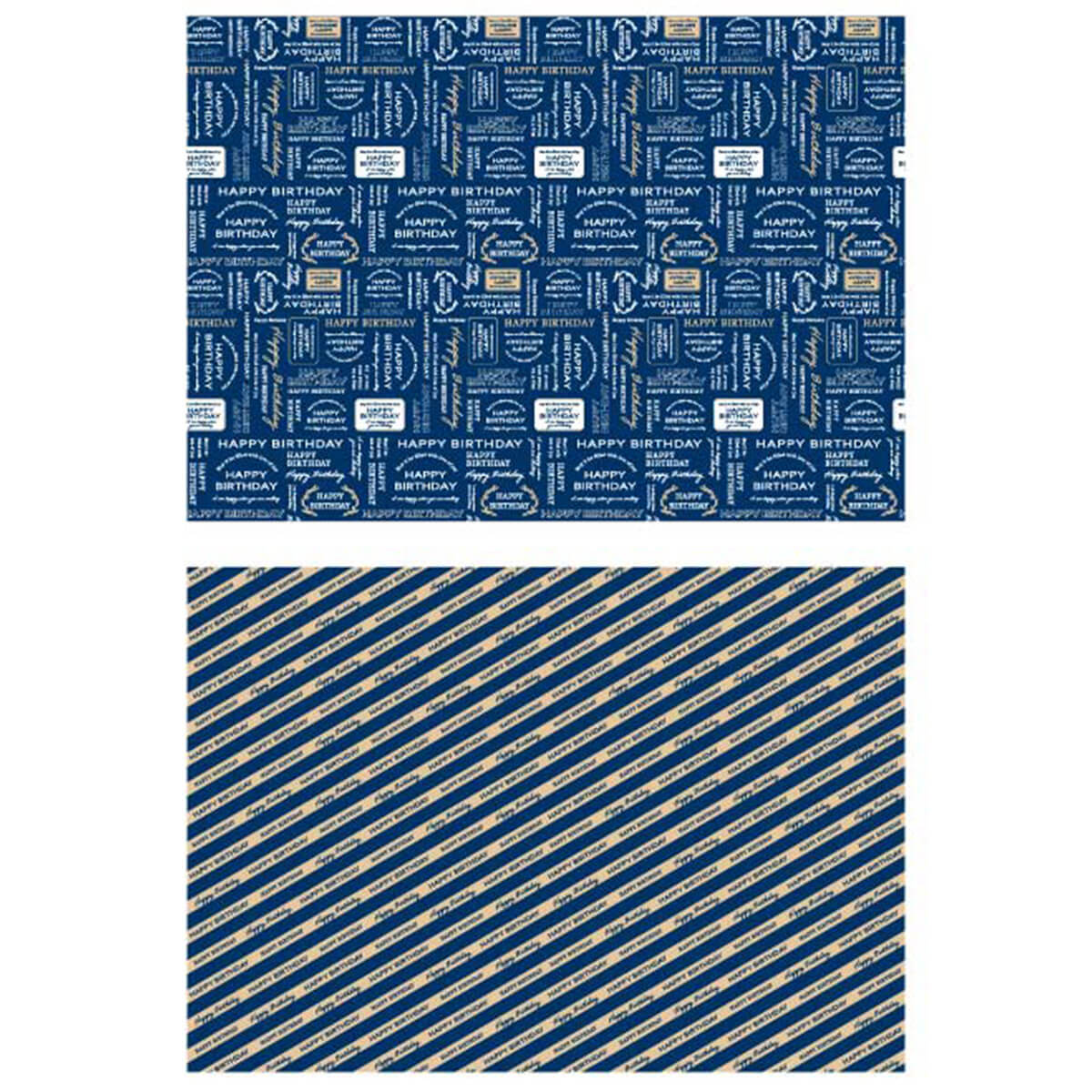 包装紙 2枚 ハッピー・バースデー 367685