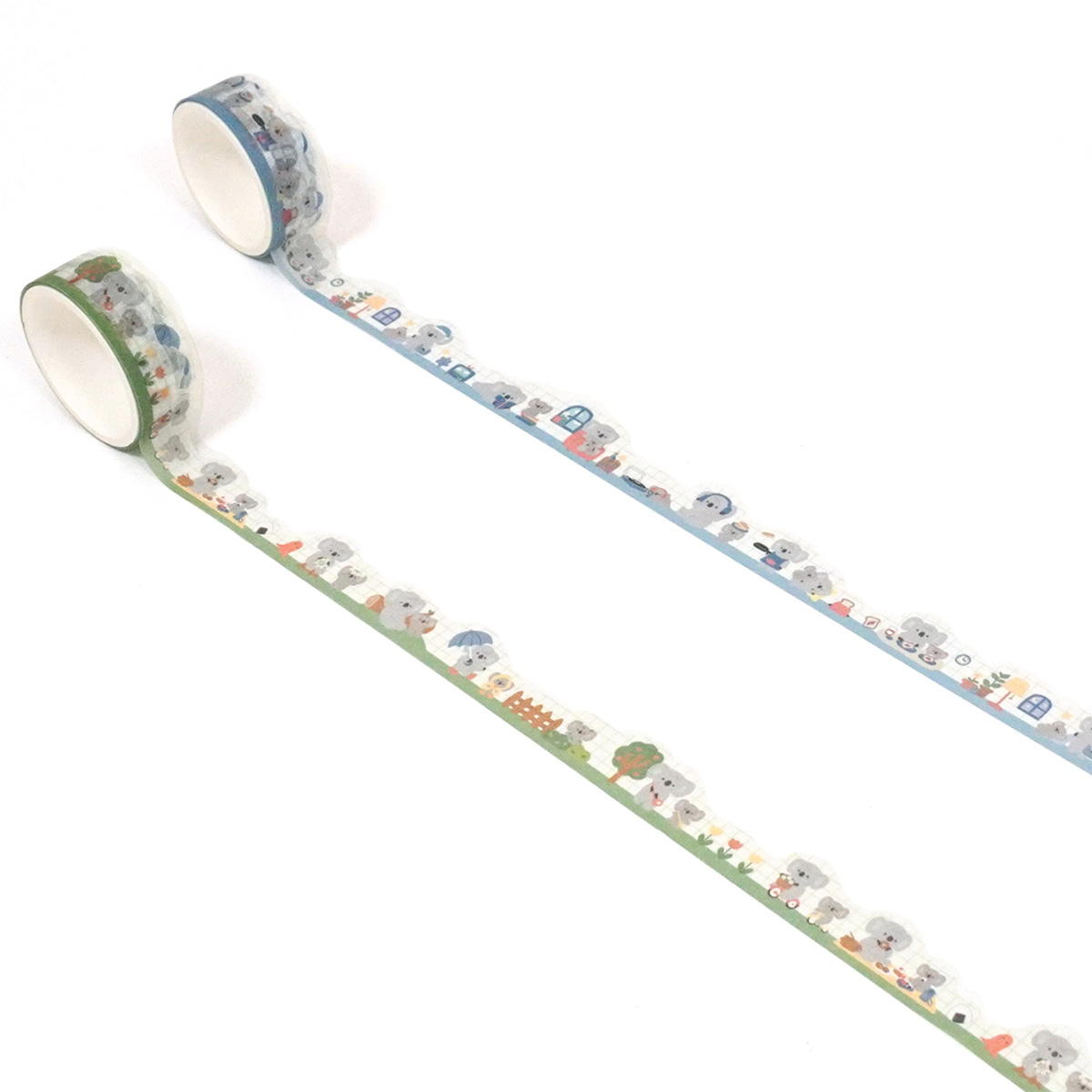 【OUTLET】マスキングテープ15mm幅コアラの生活柄 367743