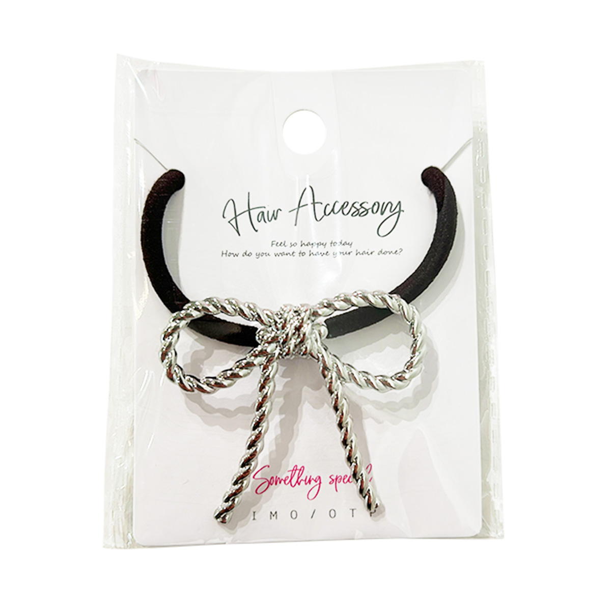 メタルヘアアクセサリー ポニー リボン 367891