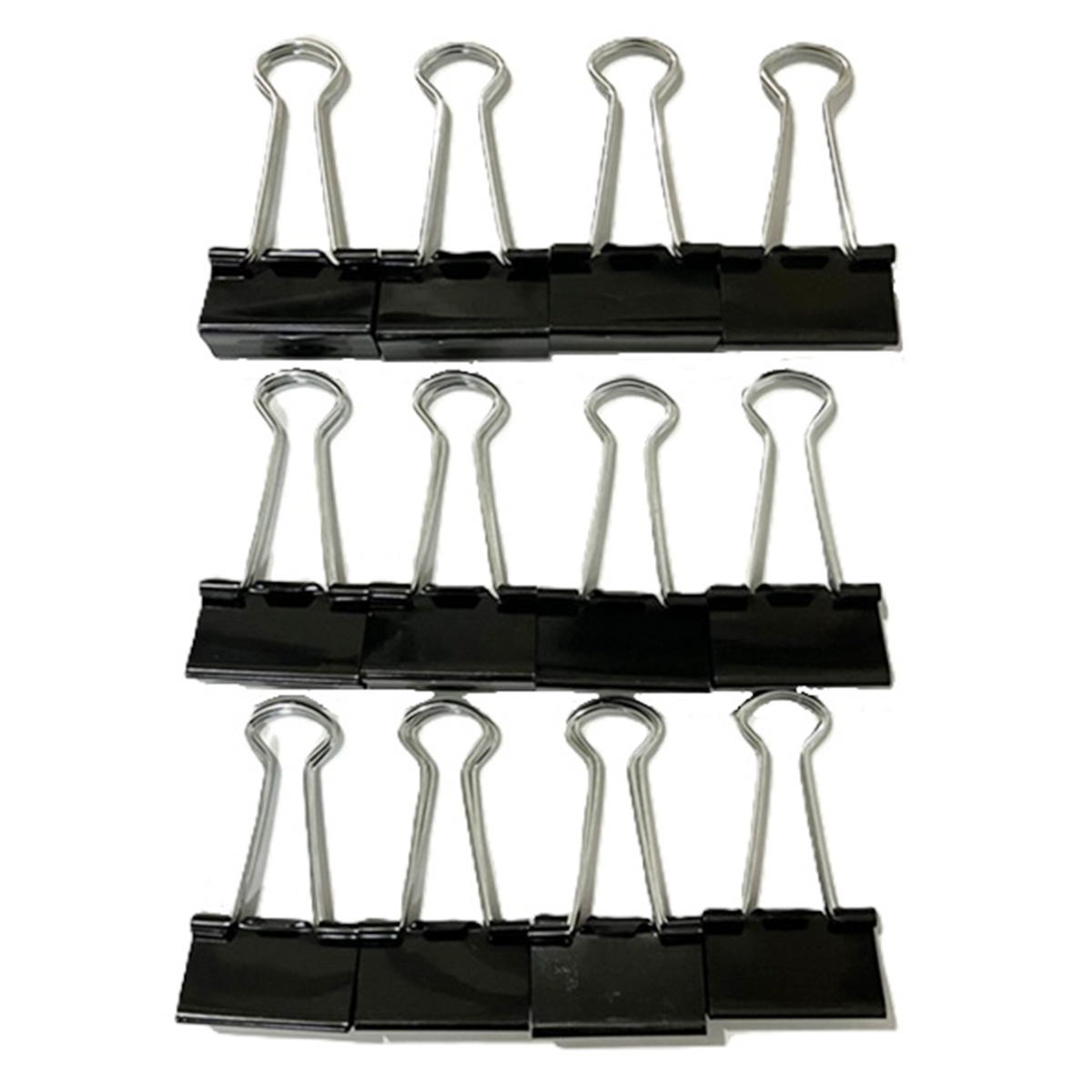 ダブルクリップ 中 25mm 12個 367916