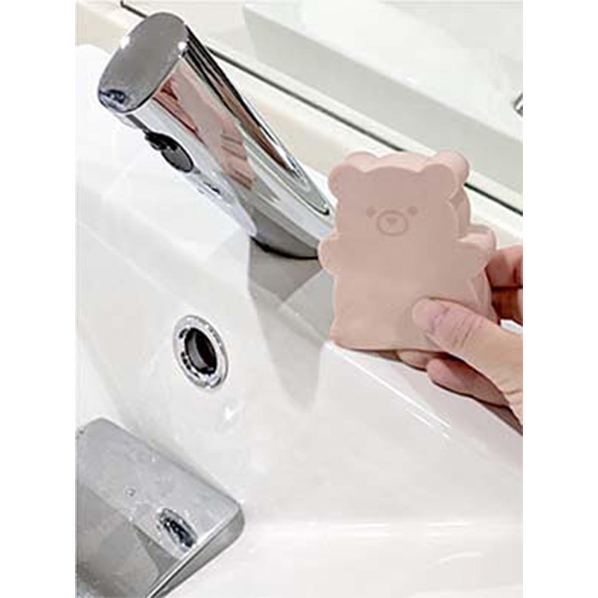 PVA吸水スポンジ クマ形 368053