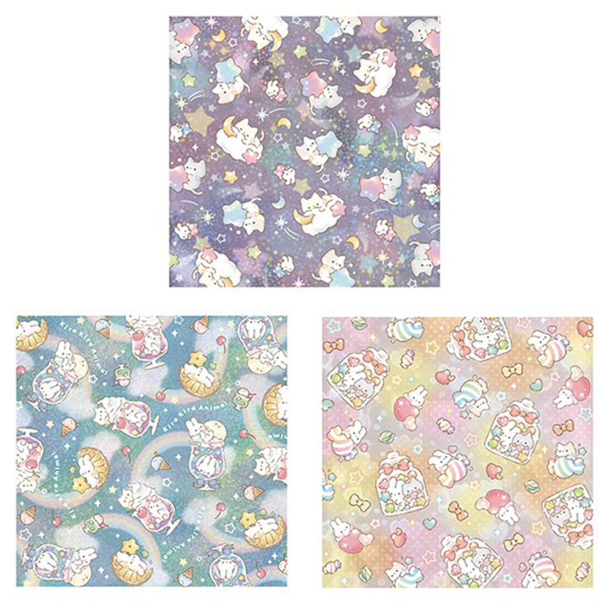 デザインペーパー9P キラキラアニマル 368164