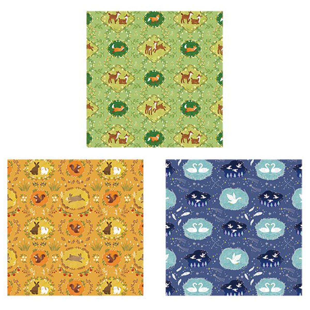 デザインペーパー 12P クラシックアニマル 368166