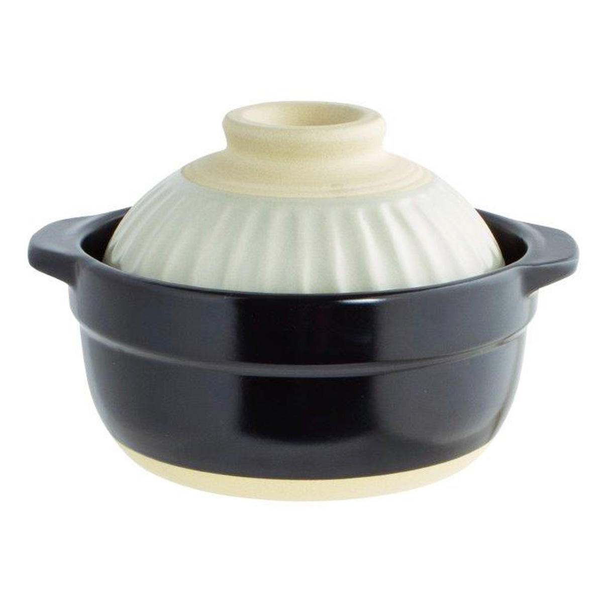 蓋がお茶碗になる土鍋 17cm GY 368398