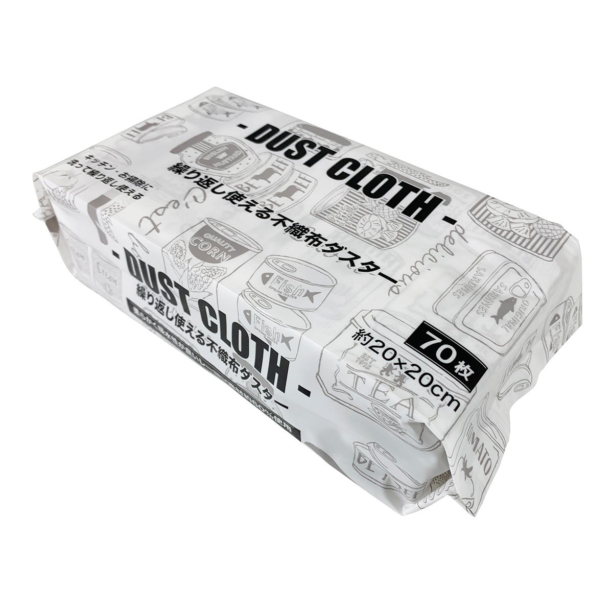 ダストクロス70枚 缶柄 368531