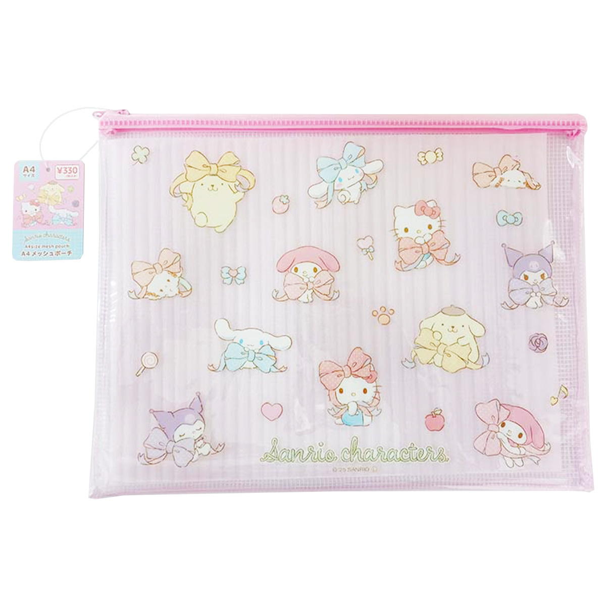 A4メッシュポーチ サンリオMIX 368690