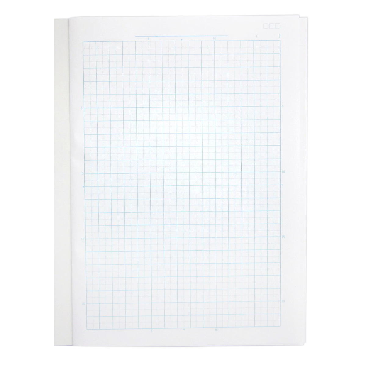 セミB5ノート 5mm方眼罫 グリーン 40枚 368950