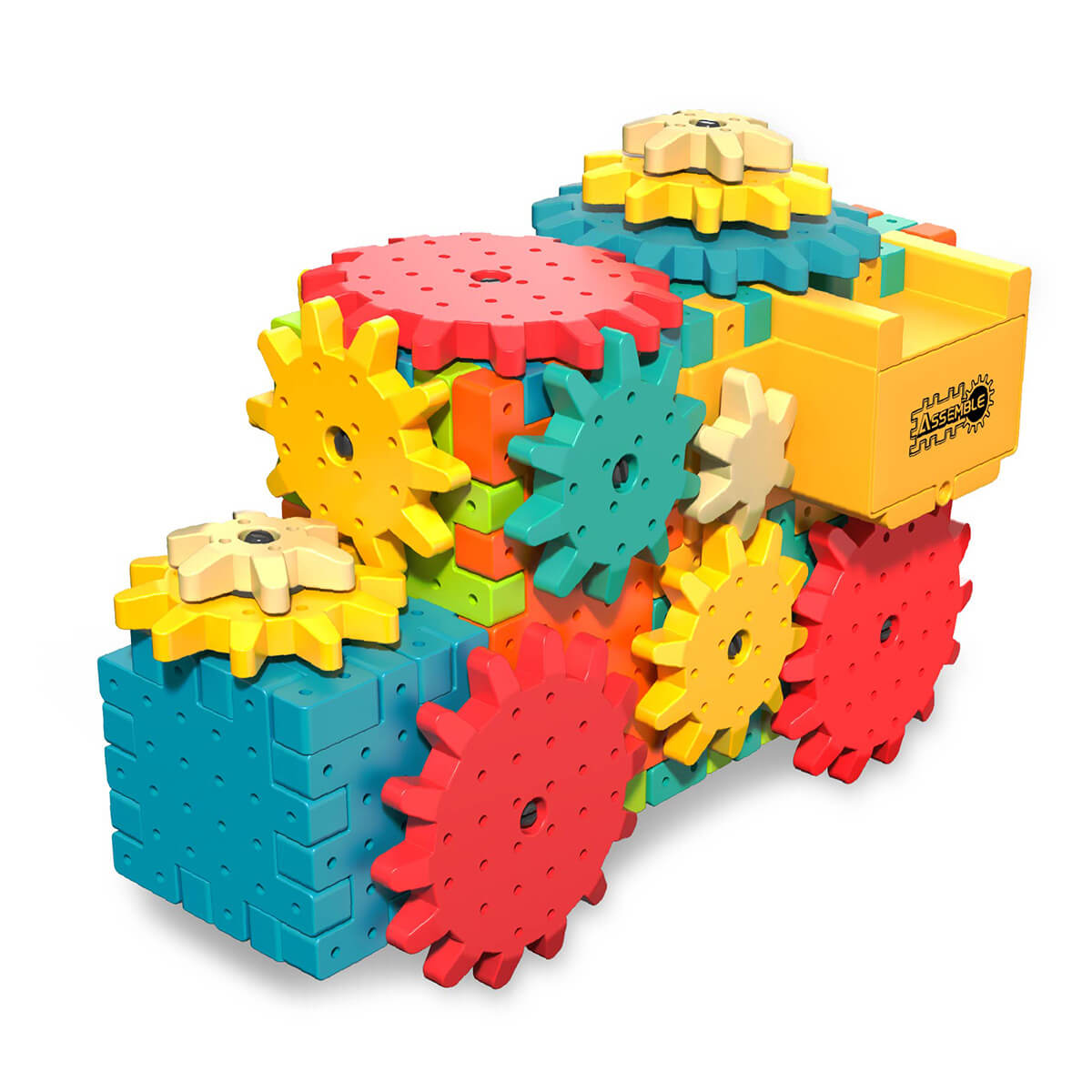 電動くみたてはぐるまブロックカー 369325