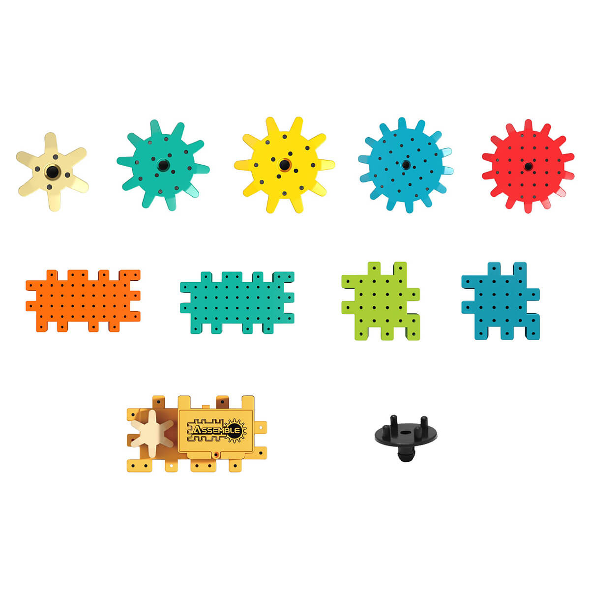 電動くみたてはぐるまブロックカー 369325