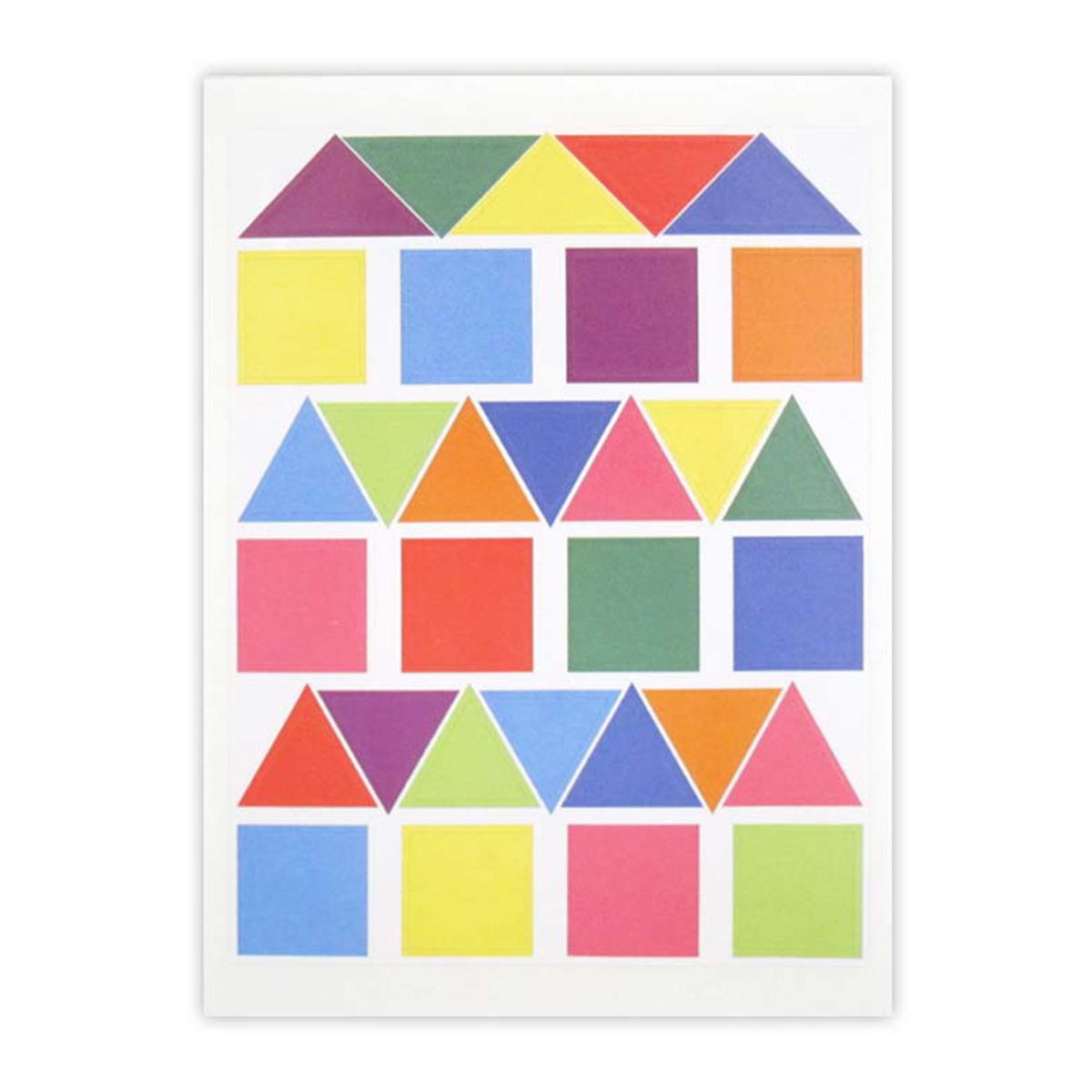 ダイカットシール しかくさんかく 186片 369444