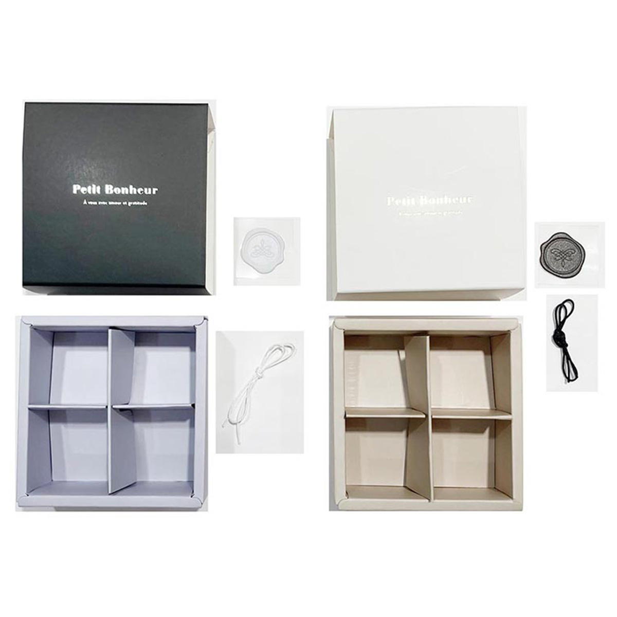 【OUTLET】バレンタイン トリュフボックス 4個用 シンプルロゴ 369462