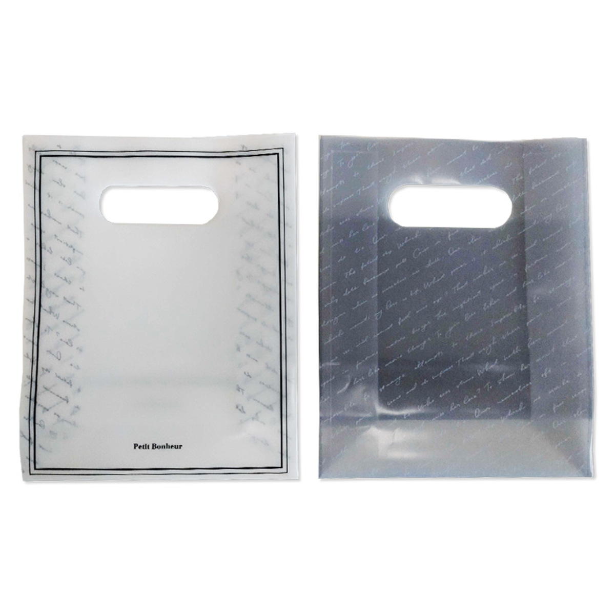 【OUTLET】フロストハンディバッグ S マチ付 3P シンプルロゴ 369464