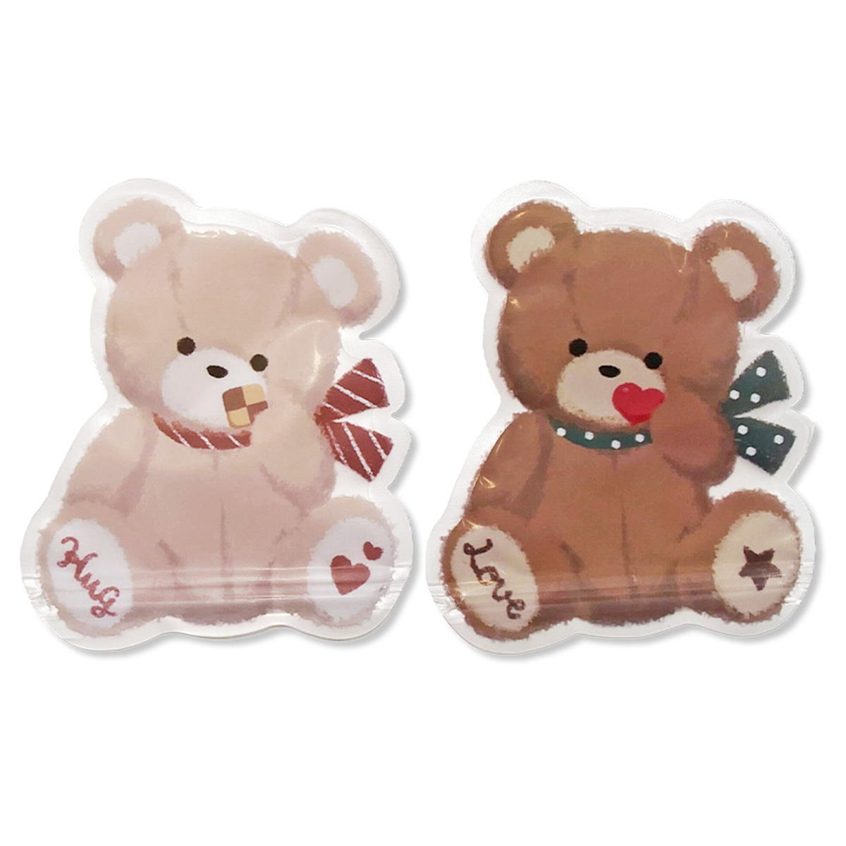 【OUTLET】ダイカットジップバッグ M 4P プティベア 369492