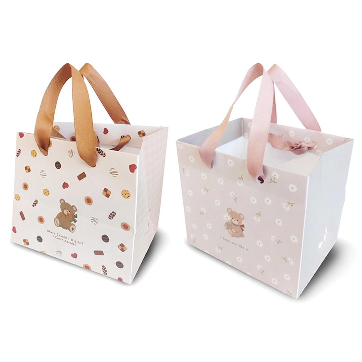 【OUTLET】バレンタイン ギフトバッグ 手提げバッグ ハンドルバッグ S プティベア 369494