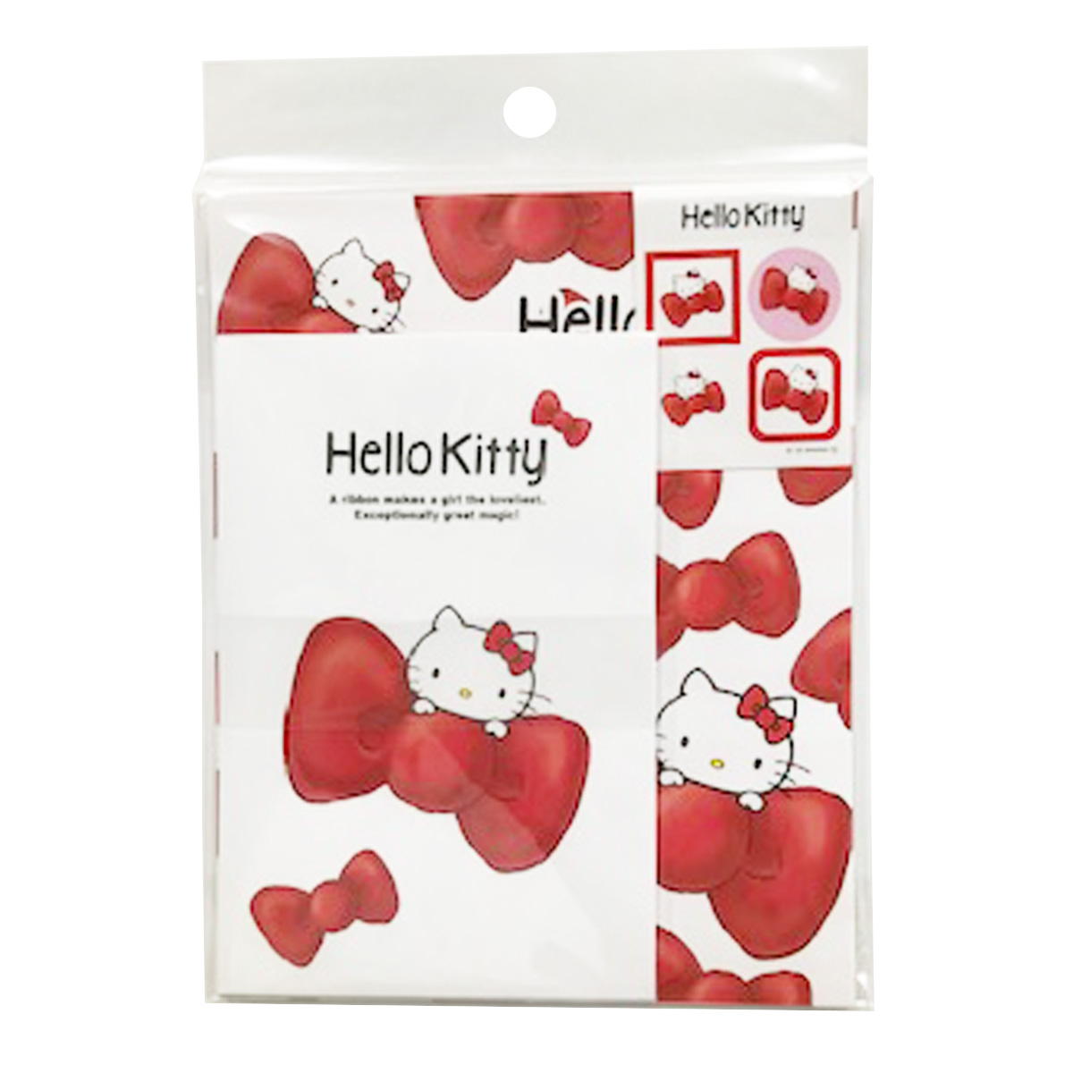 【在庫限り】レターセット ハローキティ リボン 369626