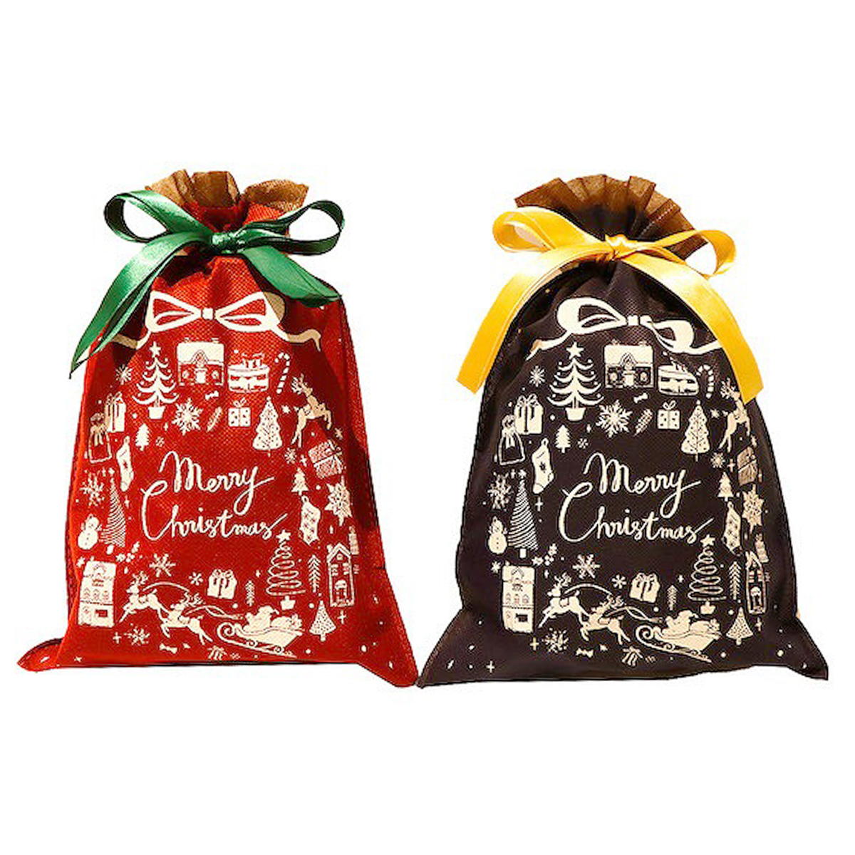 【OUTLET】巾着バッグS 不織布 リース 369774