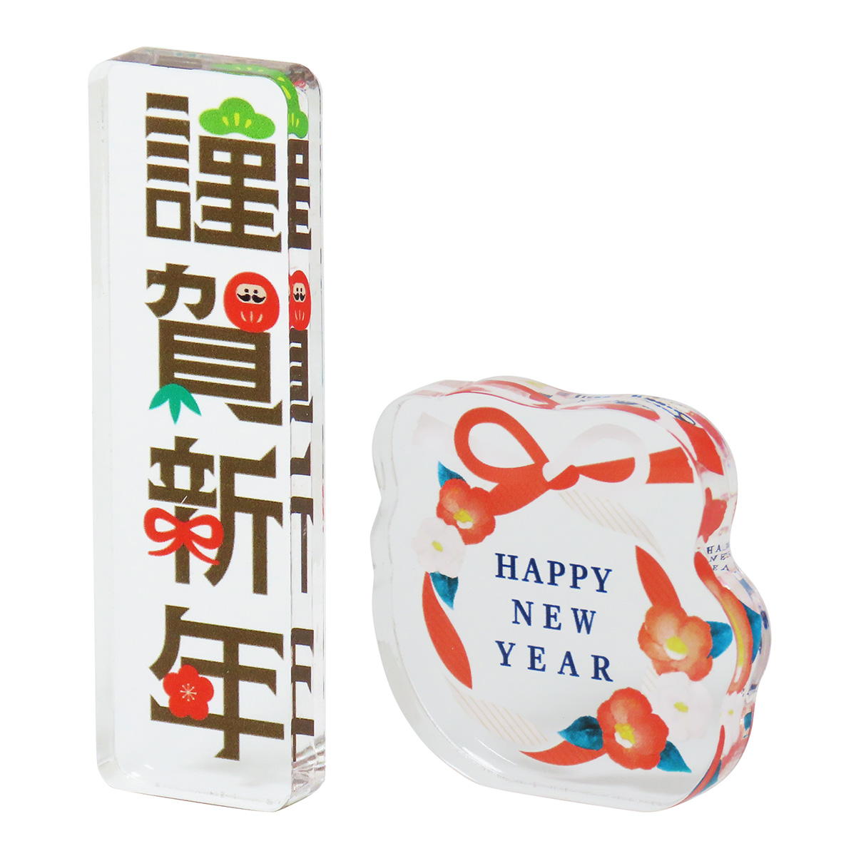 【OUTLET】ミニアクリルブロック正月柄 369830