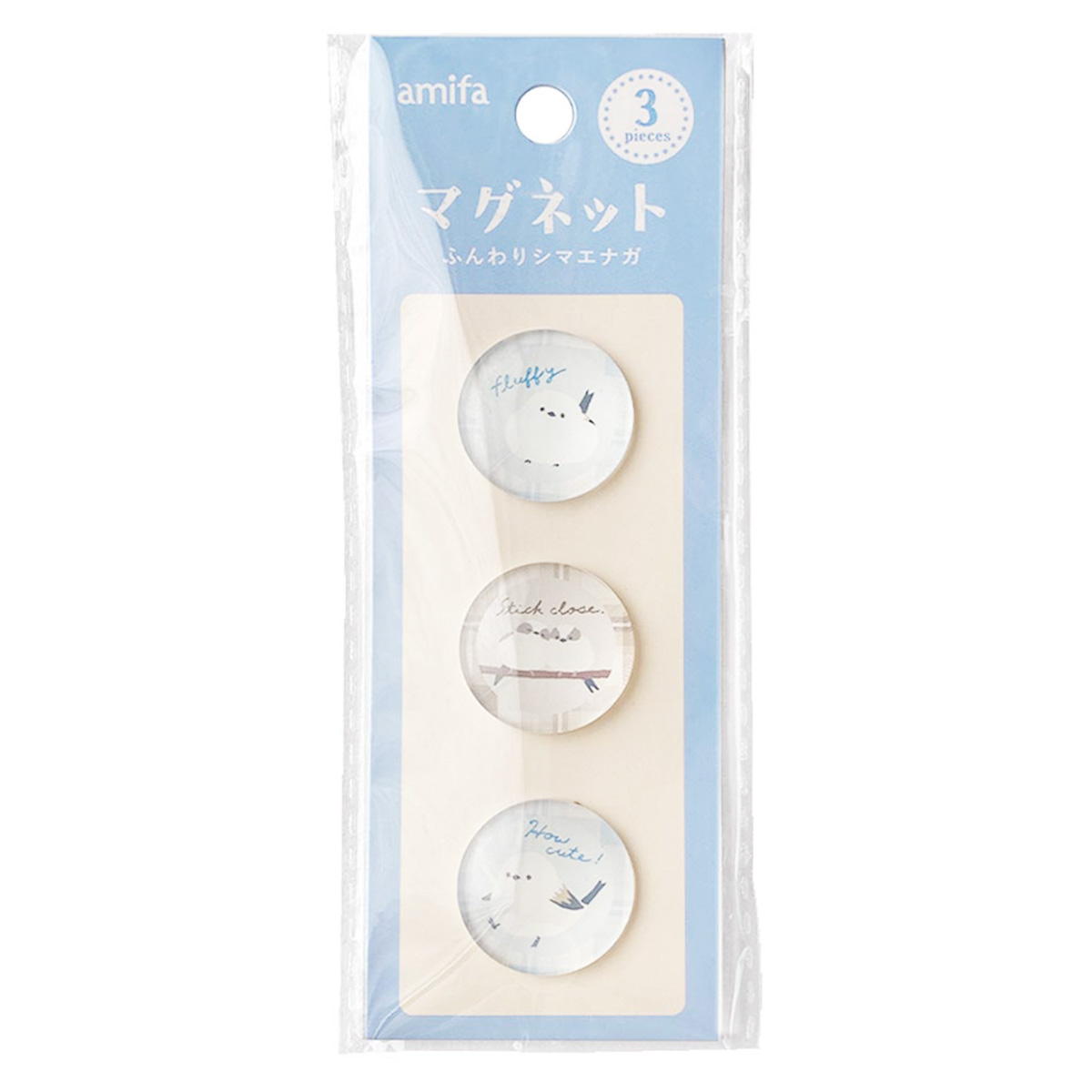 マグネット 3P ふんわりシマエナガ 369999