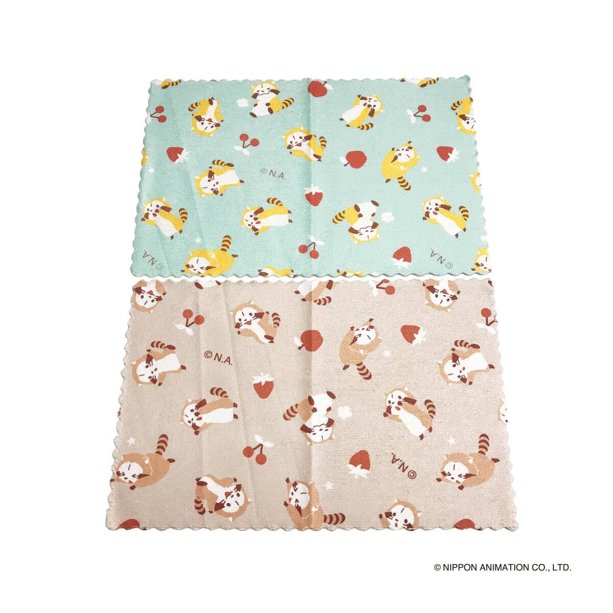 ラスカル ( フルーツ柄 ) マイクロファイバーふきん 5 枚入 370204