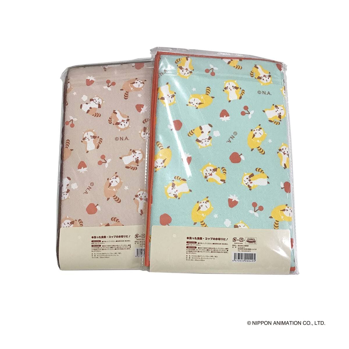 ラスカル 吸水マット( フルーツ柄 ) 1枚入 370205