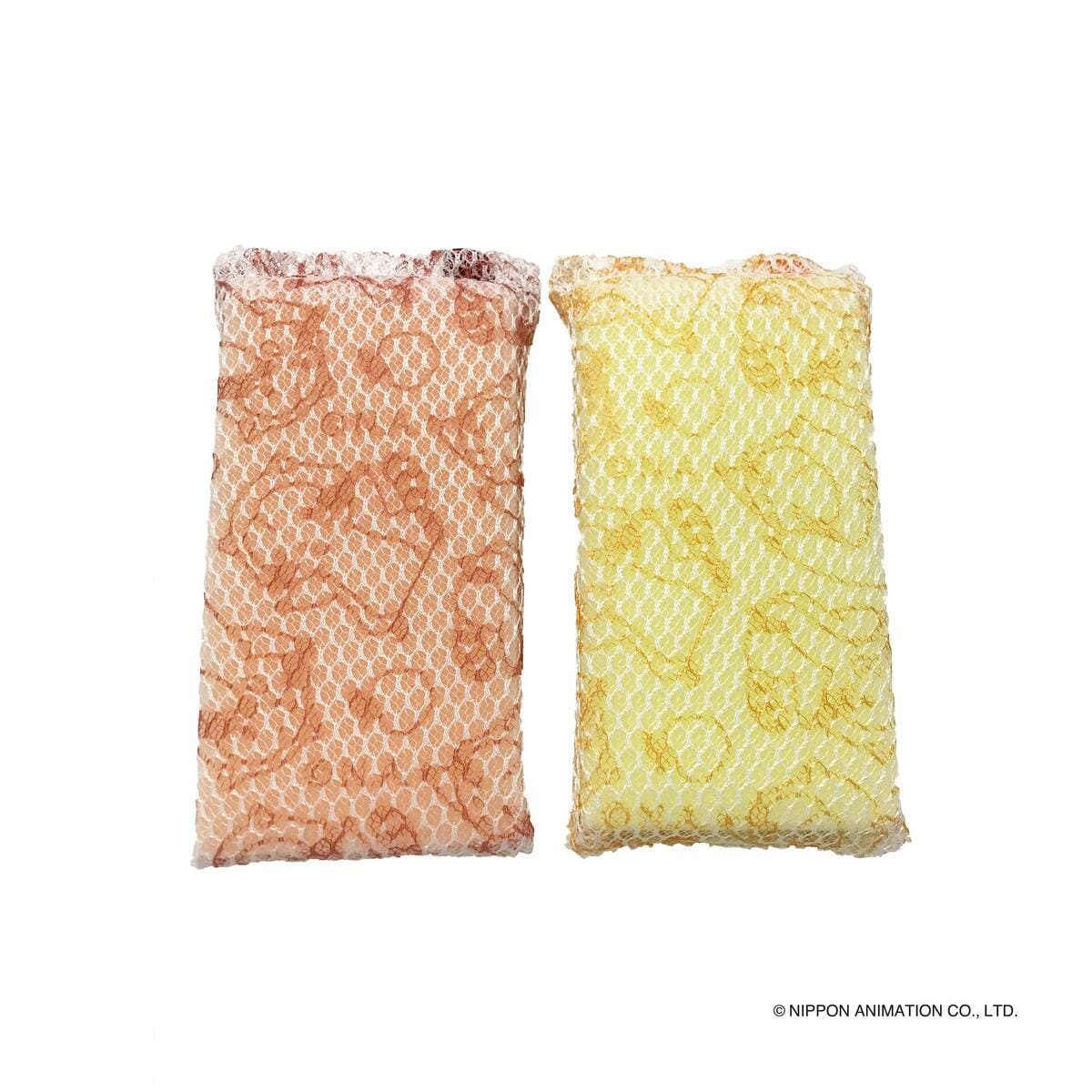 ラスカル ( フルーツ柄 ) プリントネットスポンジ 6 個入 370209