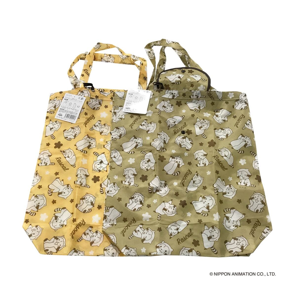 ラスカル ( フラワー柄 ) エコバッグ タテ型 370232