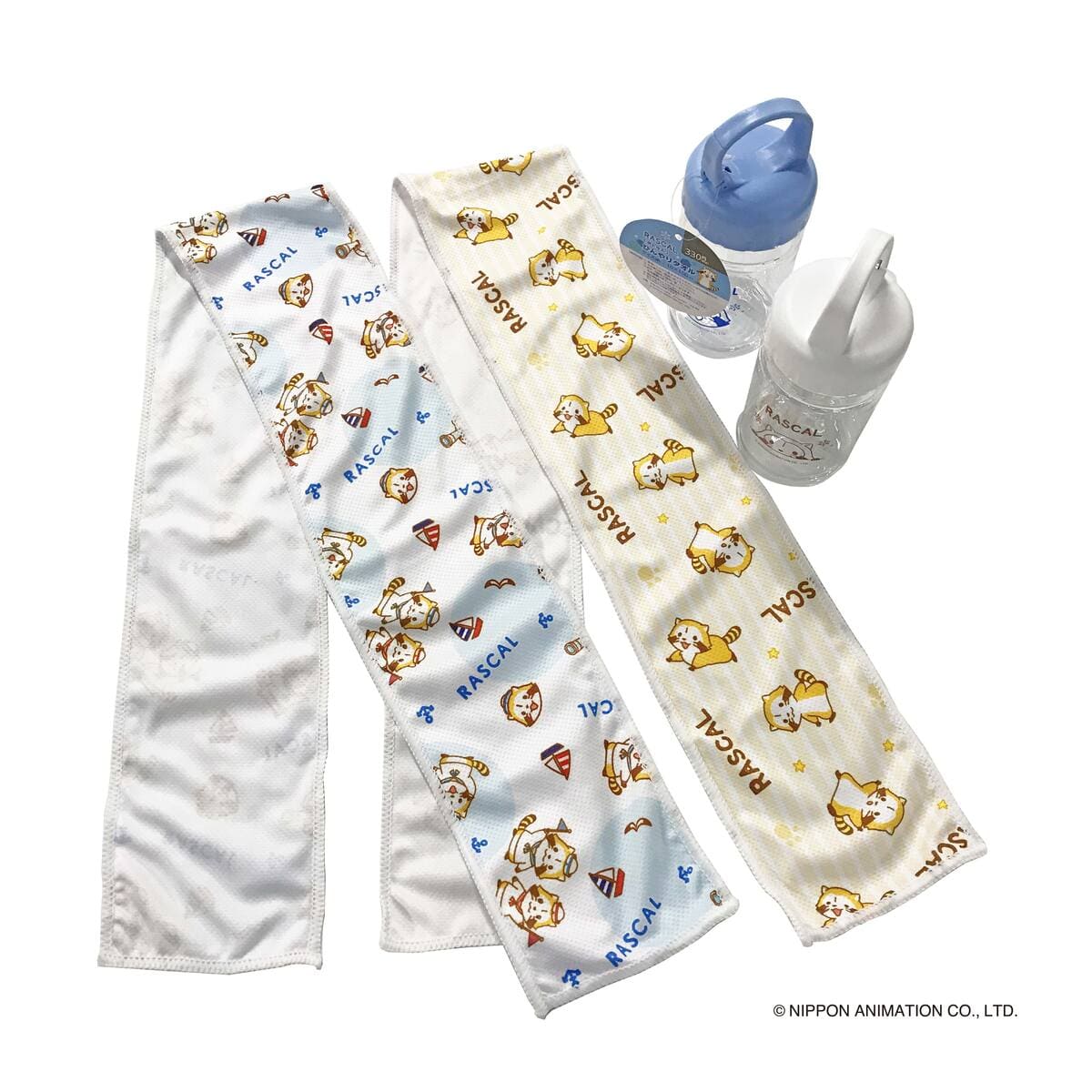 ラスカル ( ボトル入 ) ひんやりタオル サイズ(約) : 10×100cm 370241