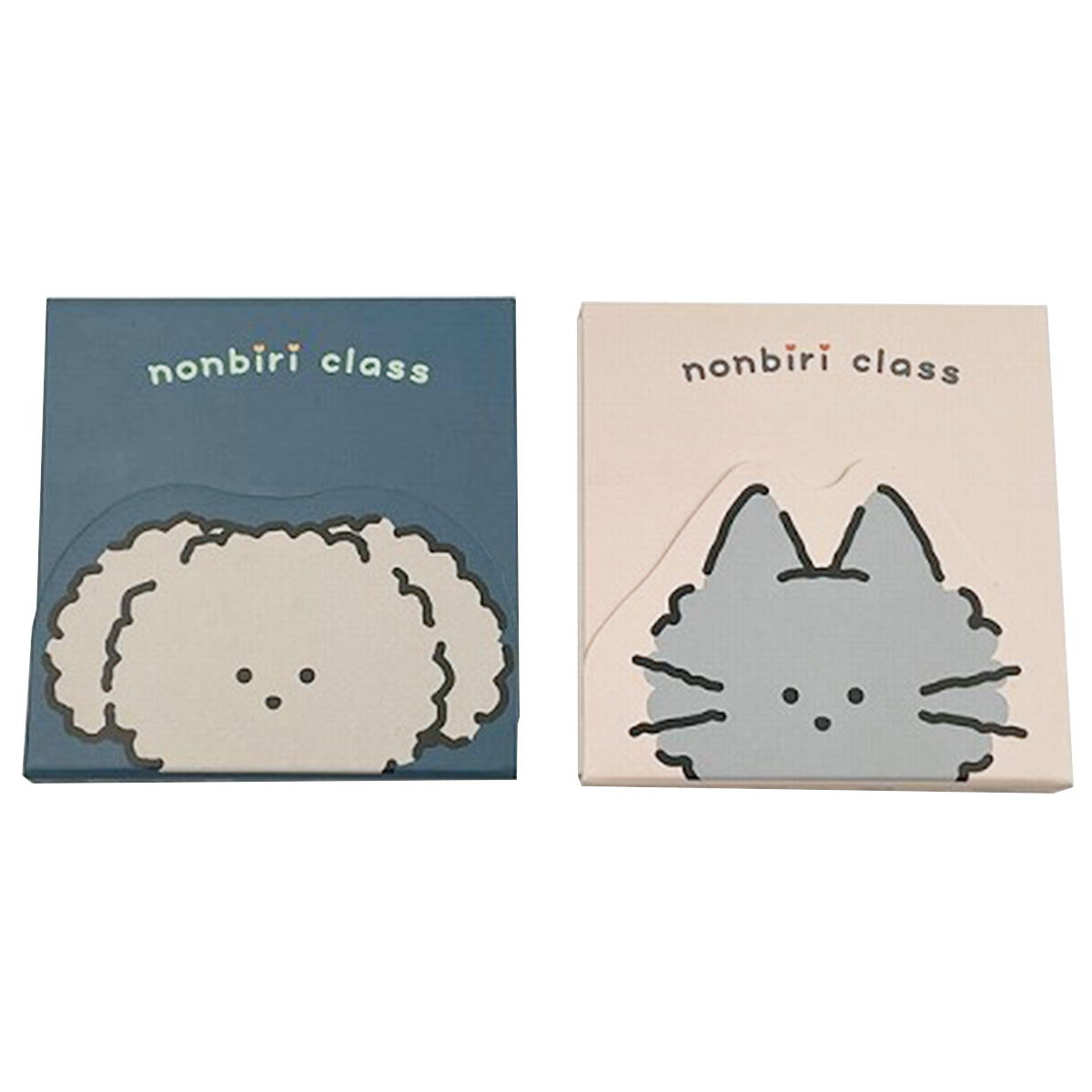 nonbiri class マグネットメモ帳ねこ・いぬ 370384