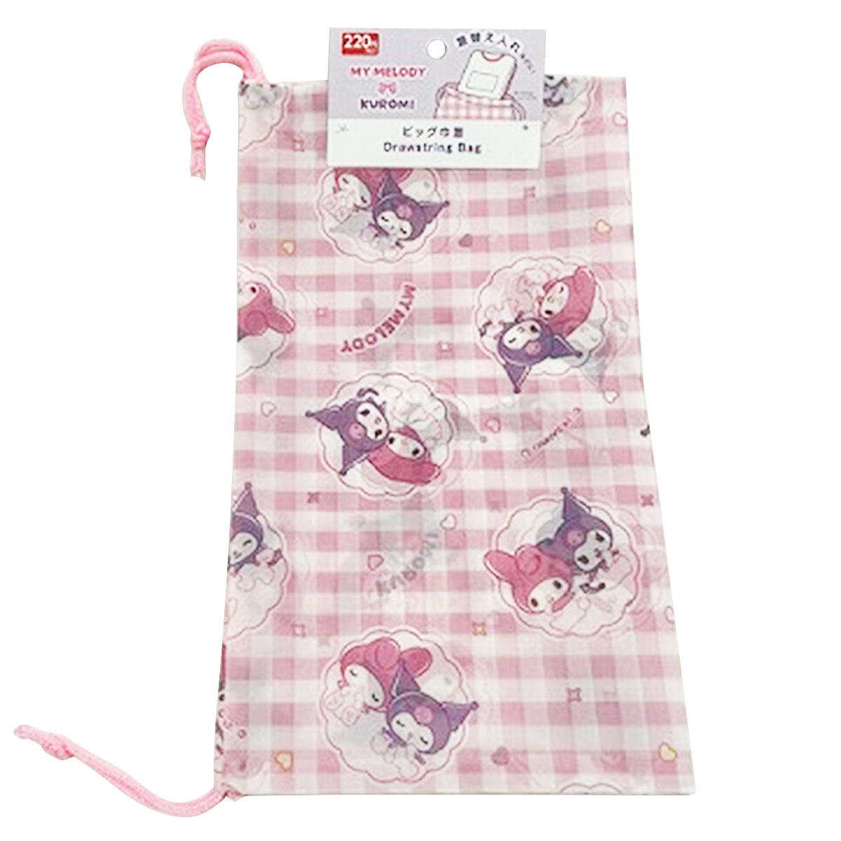 【在庫限り】マイメロクロミ ビッグ巾着 370646